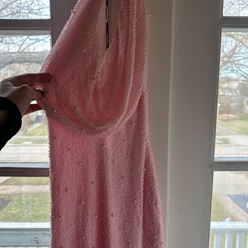 The Vintage Shop Pink Backless Dress